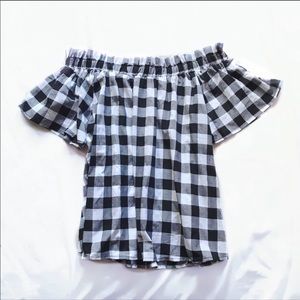 Cherish Gingham Top